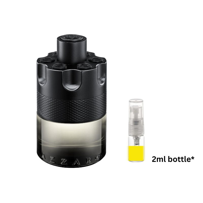 Black fragrance sample atomizer with textured band and sprayer, cylindrical case